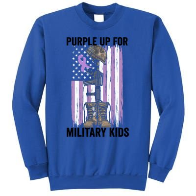 Purple Up For Military Day Month Of The Military Gift Sweatshirt