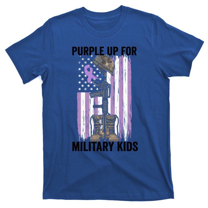 Purple Up For Military Day Month Of The Military Gift T-Shirt