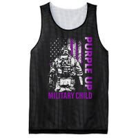 Purple Up For Military Child Month Mesh Reversible Basketball Jersey Tank