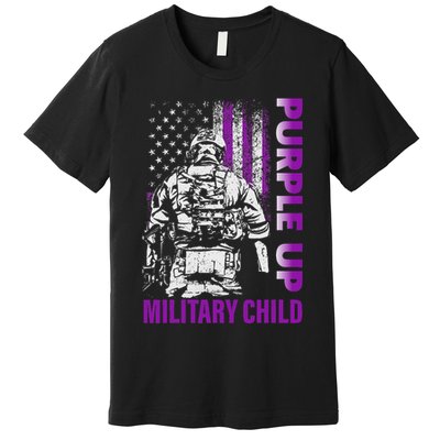 Purple Up For Military Child Month Premium T-Shirt