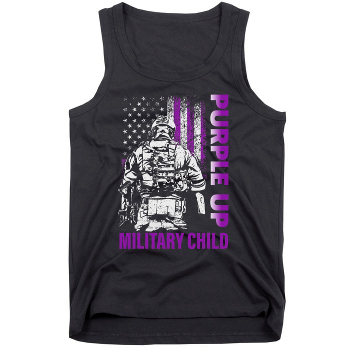 Purple Up For Military Child Month Tank Top