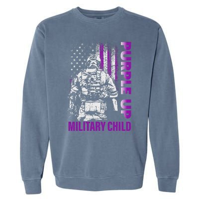 Purple Up For Military Child Month Garment-Dyed Sweatshirt