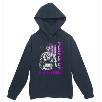 Purple Up For Military Child Month Urban Pullover Hoodie