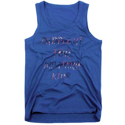 Purple Up For Military Gift The Military Month Gift Great Gift Tank Top