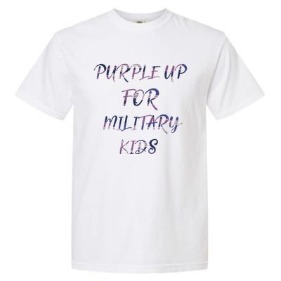 Purple Up For Military Gift The Military Month Gift Great Gift Garment-Dyed Heavyweight T-Shirt