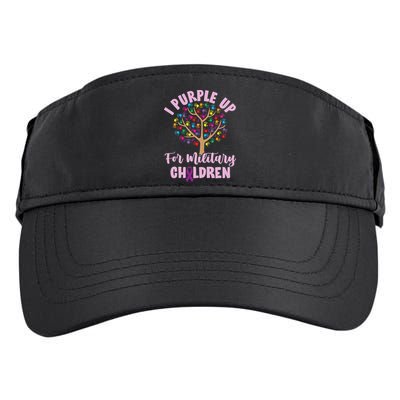 Purple Up For Military Children Tree Month Of Military Child Adult Drive Performance Visor