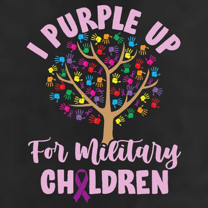 Purple Up For Military Children Tree Month Of Military Child Adult Drive Performance Visor
