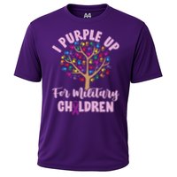Purple Up For Military Children Tree Month Of Military Child Cooling Performance Crew T-Shirt