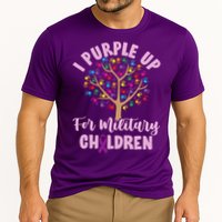 Purple Up For Military Children Tree Month Of Military Child Cooling Performance Crew T-Shirt
