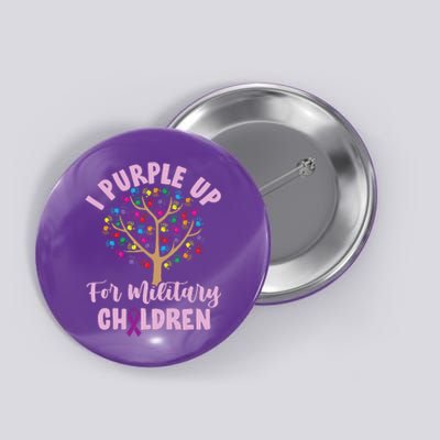 Purple Up For Military Children Tree Month Of Military Child Button