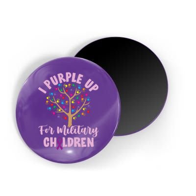 Purple Up For Military Children Tree Month Of Military Child Magnet