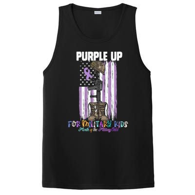 Purple Up For Military Day Month Of The Military Gift PosiCharge Competitor Tank