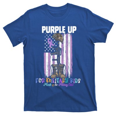 Purple Up For Military Day Month Of The Military Gift T-Shirt