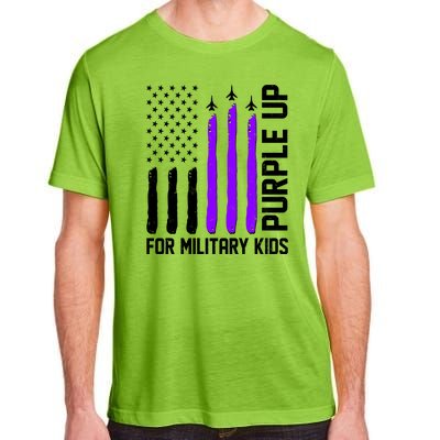 Purple Up For Military Kids Adult ChromaSoft Performance T-Shirt