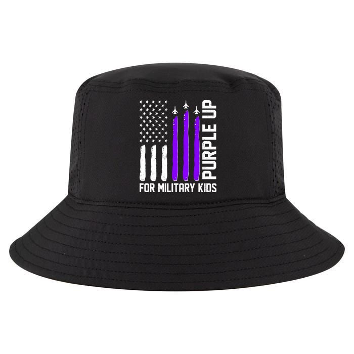Purple Up For Military Kids Cool Comfort Performance Bucket Hat