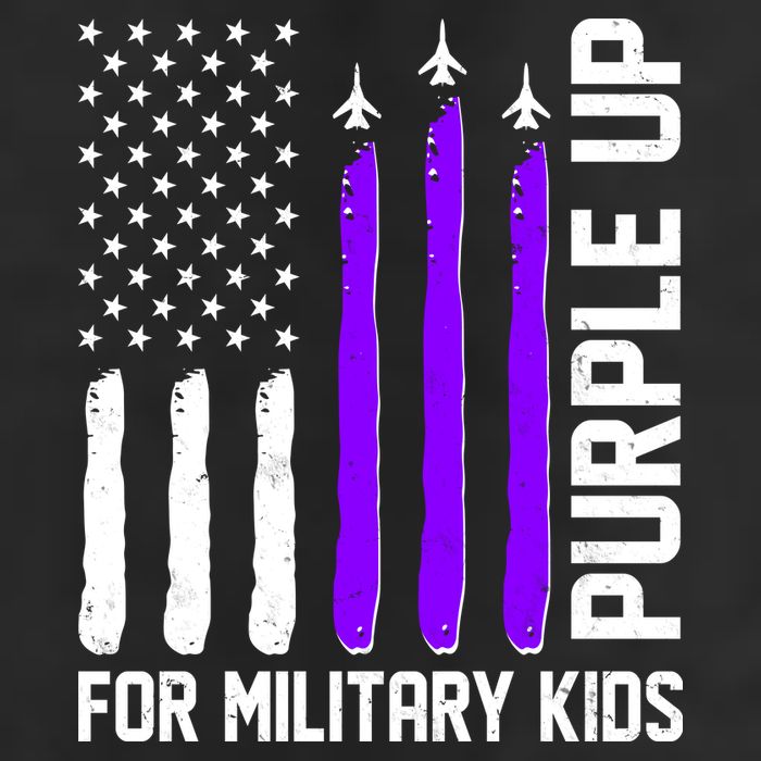 Purple Up For Military Kids Garment-Dyed Heavyweight T-Shirt