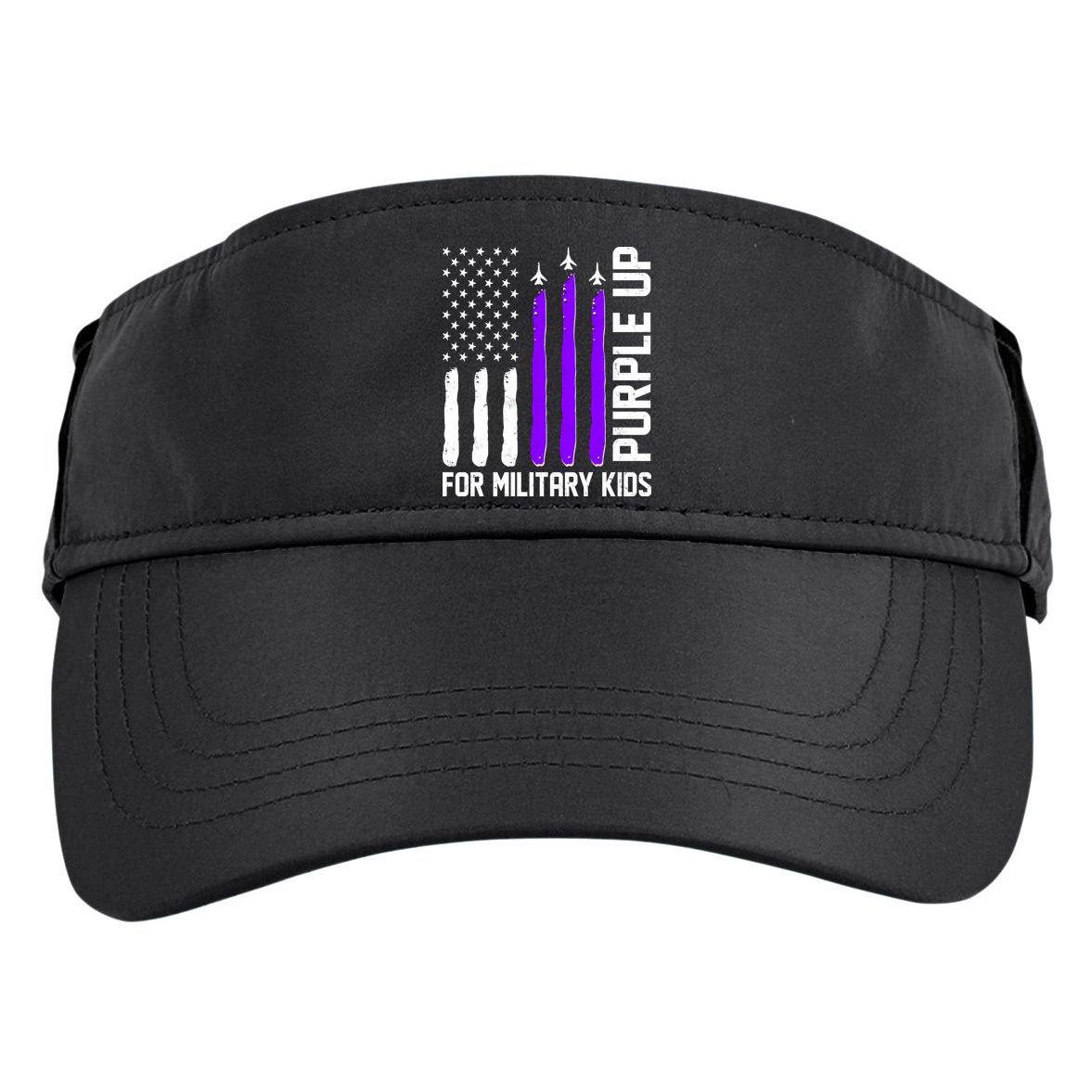 Purple Up For Military Kids Adult Drive Performance Visor