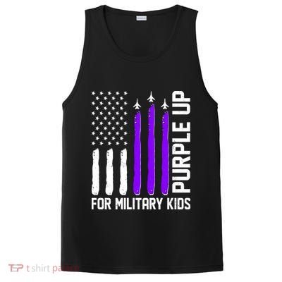 Purple Up For Military Kids PosiCharge Competitor Tank