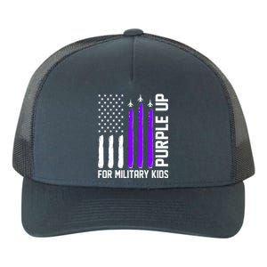 Purple Up For Military Kids Yupoong Adult 5-Panel Trucker Hat