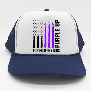 Purple Up For Military Kids Trucker Hat