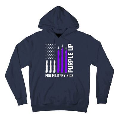 Purple Up For Military Kids Tall Hoodie