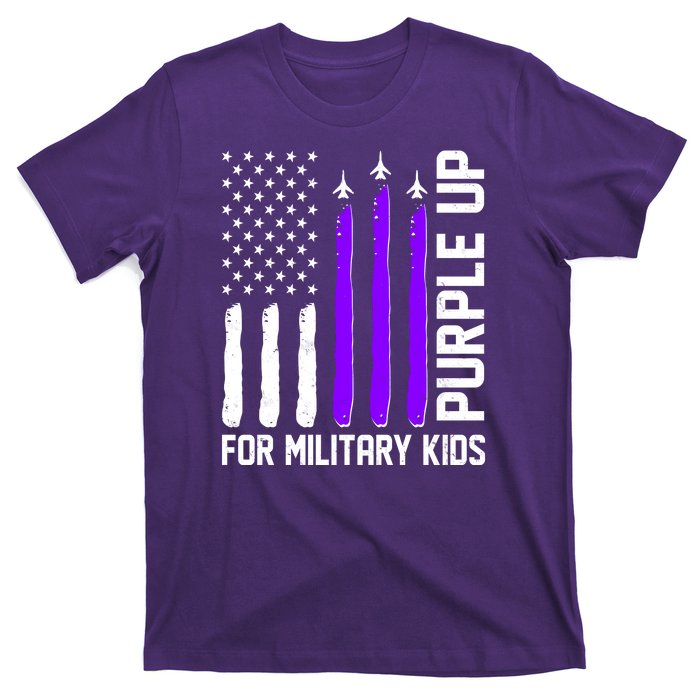 Purple Up For Military Kids T-Shirt