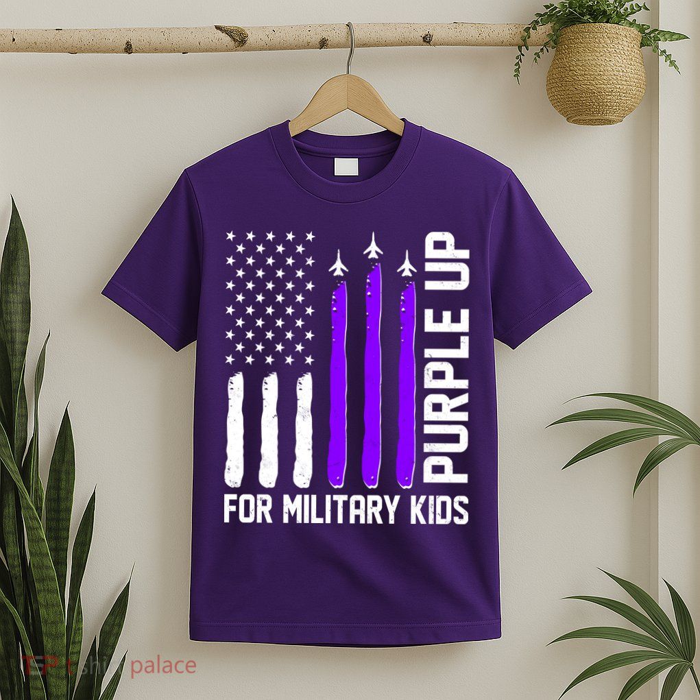 Purple Up For Military Kids T-Shirt
