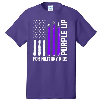 Purple Up For Military Kids Tall T-Shirt