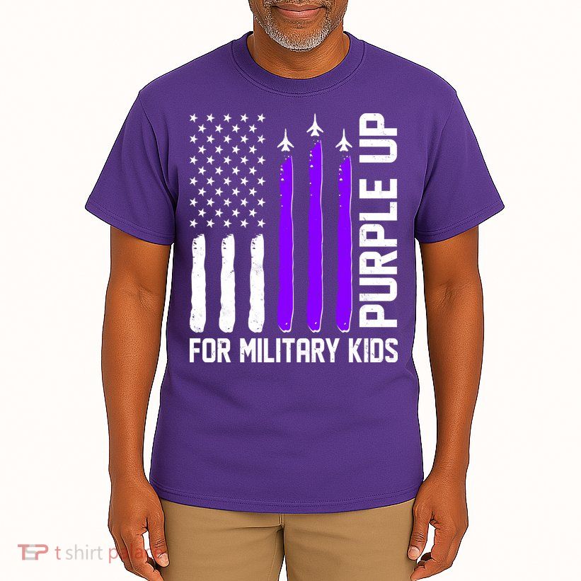 Purple Up For Military Kids Tall T-Shirt