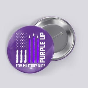 Purple Up For Military Kids Button