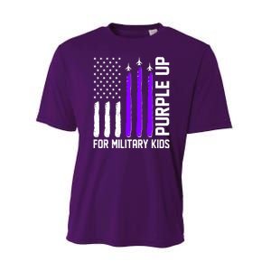 Purple Up For Military Kids Performance Sprint T-Shirt