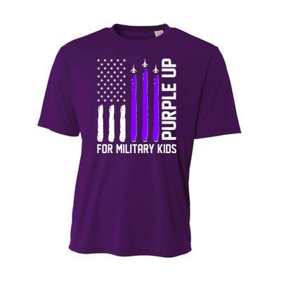 Purple Up For Military Kids Performance Sprint T-Shirt