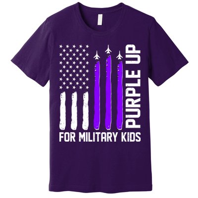 Purple Up For Military Kids Premium T-Shirt