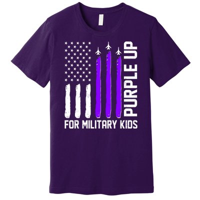 Purple Up For Military Kids Premium T-Shirt