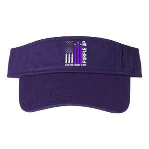 Purple Up For Military Kids Valucap Bio-Washed Visor