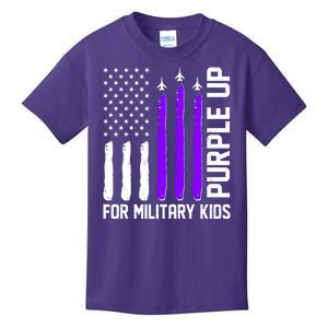 Purple Up For Military Kids Kids T-Shirt