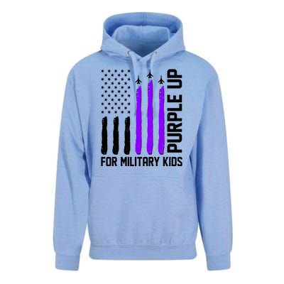 Purple Up For Military Kids Unisex Surf Hoodie