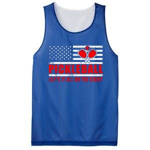 Pickleball USA Flag Leave It All On The Court Pickle Ball Mesh Reversible Basketball Jersey Tank