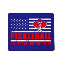 Pickleball USA Flag Leave It All On The Court Pickle Ball Mousepad