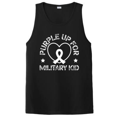 Purple Up For Military Soldier Military Child Month PosiCharge Competitor Tank