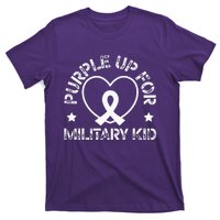 Purple Up For Military Soldier Military Child Month T-Shirt