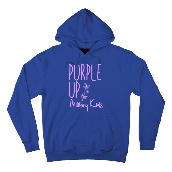 Purple Up For Military Military Month Purple Up Meaningful Gift Hoodie