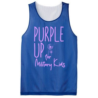 Purple Up For Military Military Month Purple Up Meaningful Gift Mesh Reversible Basketball Jersey Tank