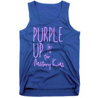 Purple Up For Military Military Month Purple Up Meaningful Gift Tank Top