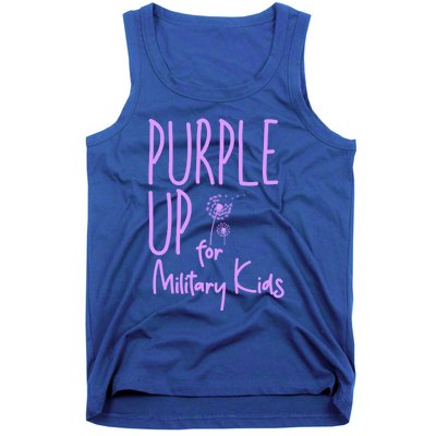 Purple Up For Military Military Month Purple Up Meaningful Gift Tank Top