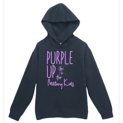 Purple Up For Military Military Month Purple Up Meaningful Gift Urban Pullover Hoodie