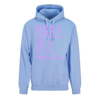 Purple Up For Military Military Month Purple Up Meaningful Gift Unisex Surf Hoodie