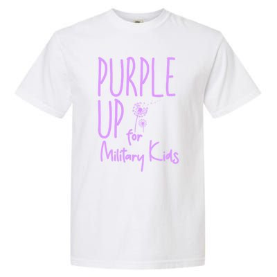 Purple Up For Military Military Month Purple Up Meaningful Gift Garment-Dyed Heavyweight T-Shirt