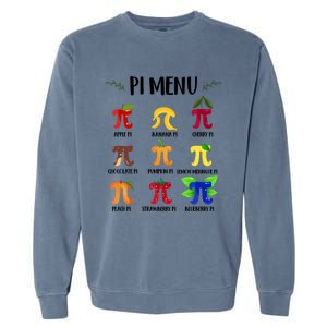 Pi U Funny Pi Day Math Teacher Cute Gift Garment-Dyed Sweatshirt