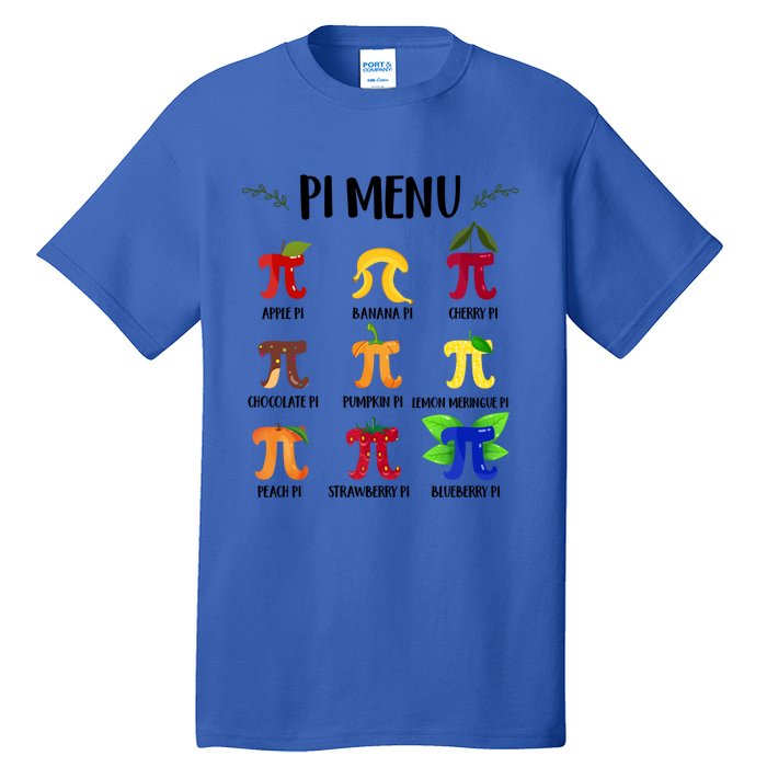 Pi U Funny Pi Day Math Teacher Cute Gift Tall T-Shirt